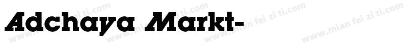 Adchaya Markt字体转换